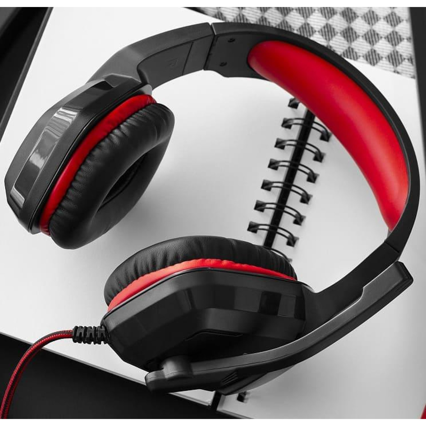 Ігрова гарнітура Real-EL GDX-7550 Bblack-Red (GDX-7550 Bblack-Red)
