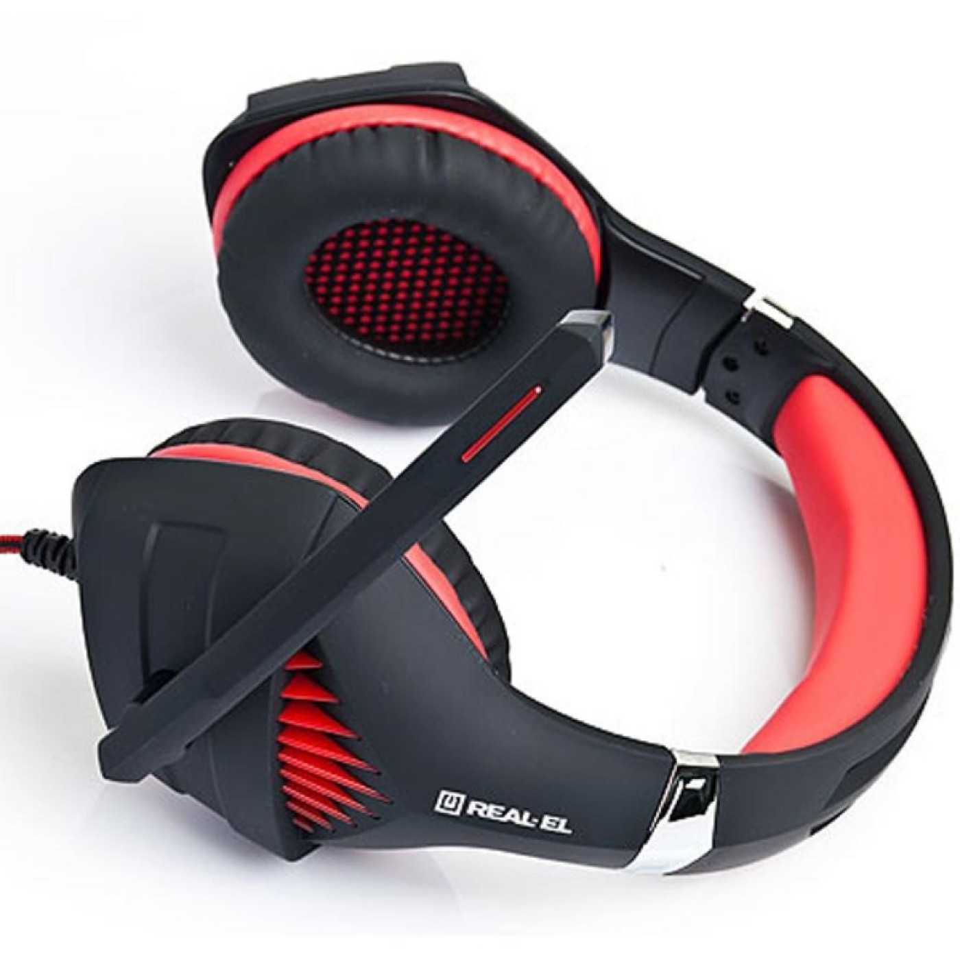 Ігрова гарнітура Real-EL GDX-7600 Bblack-Red (GDX-7600 Bblack-Red)