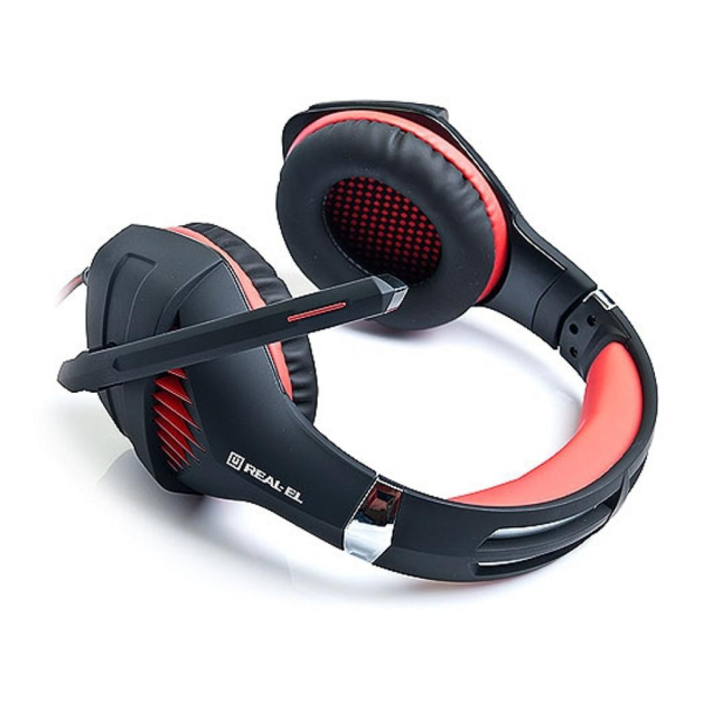 Ігрова гарнітура Real-EL GDX-7600 Bblack-Red (GDX-7600 Bblack-Red)