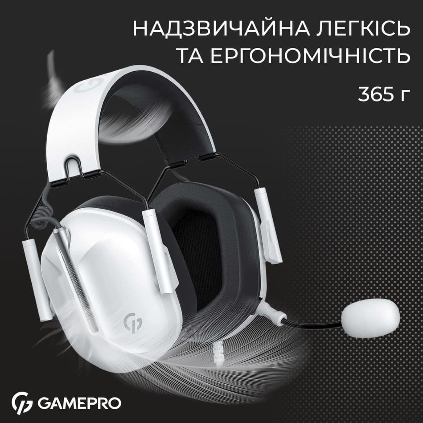 Игровая гарнитура GamePro Genesis Hunter White (HS1350W)