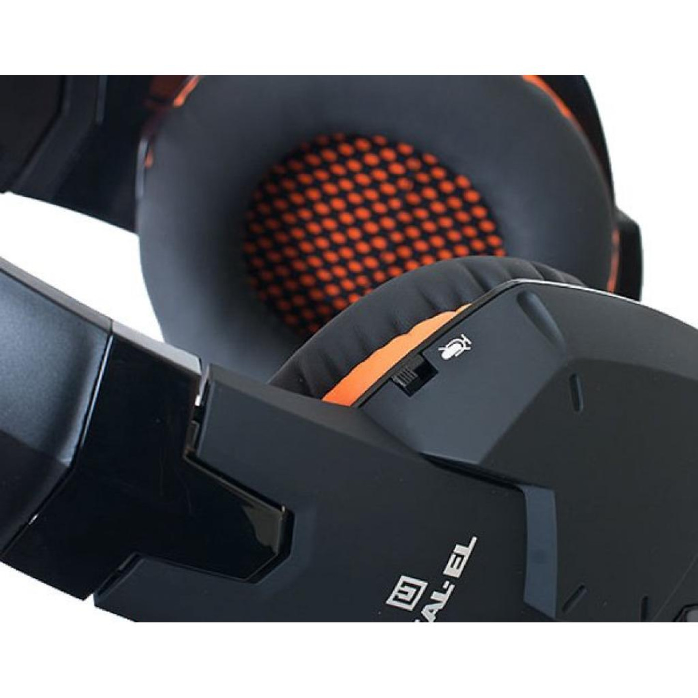 Ігрова гарнітура Real-EL GDX-7700 SURROUND 7.1 black-orange (GDX-7700 SURROUND 7.1 black-orange)
