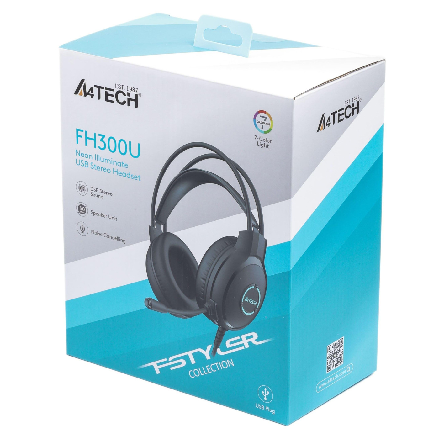 Игровая гарнитура A4Tech FH300U Black (FH300U Black-OLD)