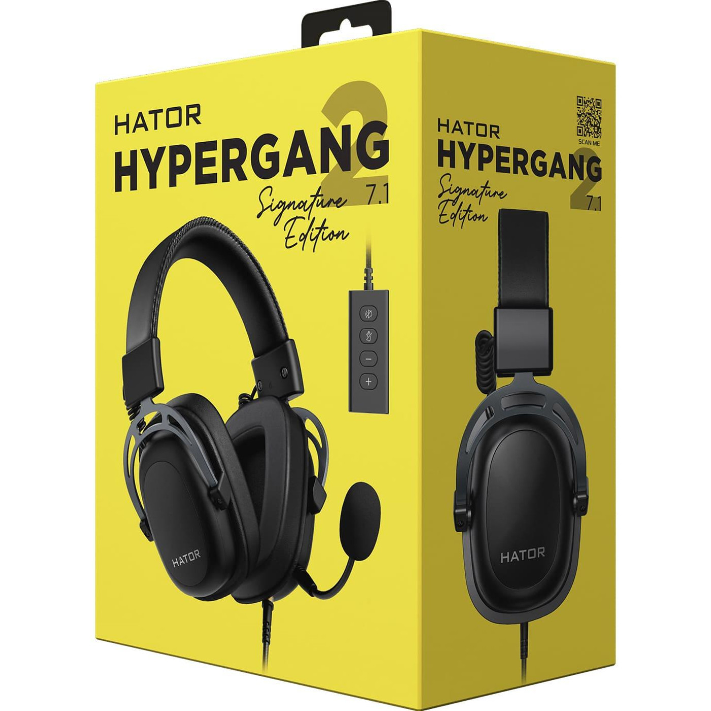 Игровая гарнитура HATOR Hypergang 2 USB 7.1 Titanium Edition (HTA-945) U1
