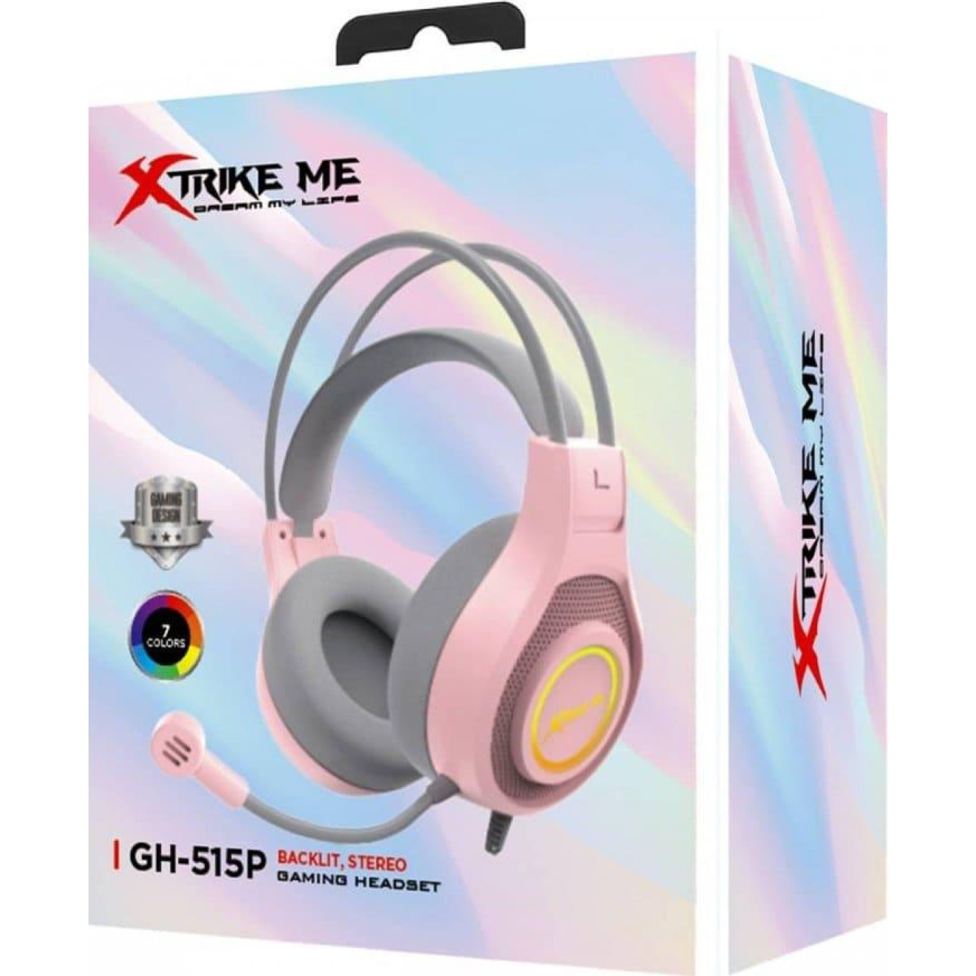 Игровая гарнитура Xtrike Me GH-515 RGB Pink (GH-515P)