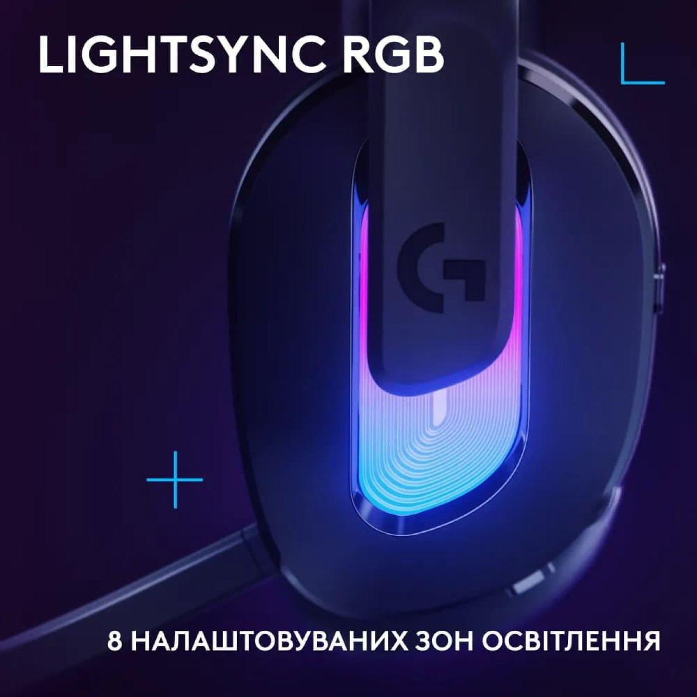 Ігрова гарнітура Logitech G522 Lightspeed Wireless Gaming Headset Black (981-001544) U1