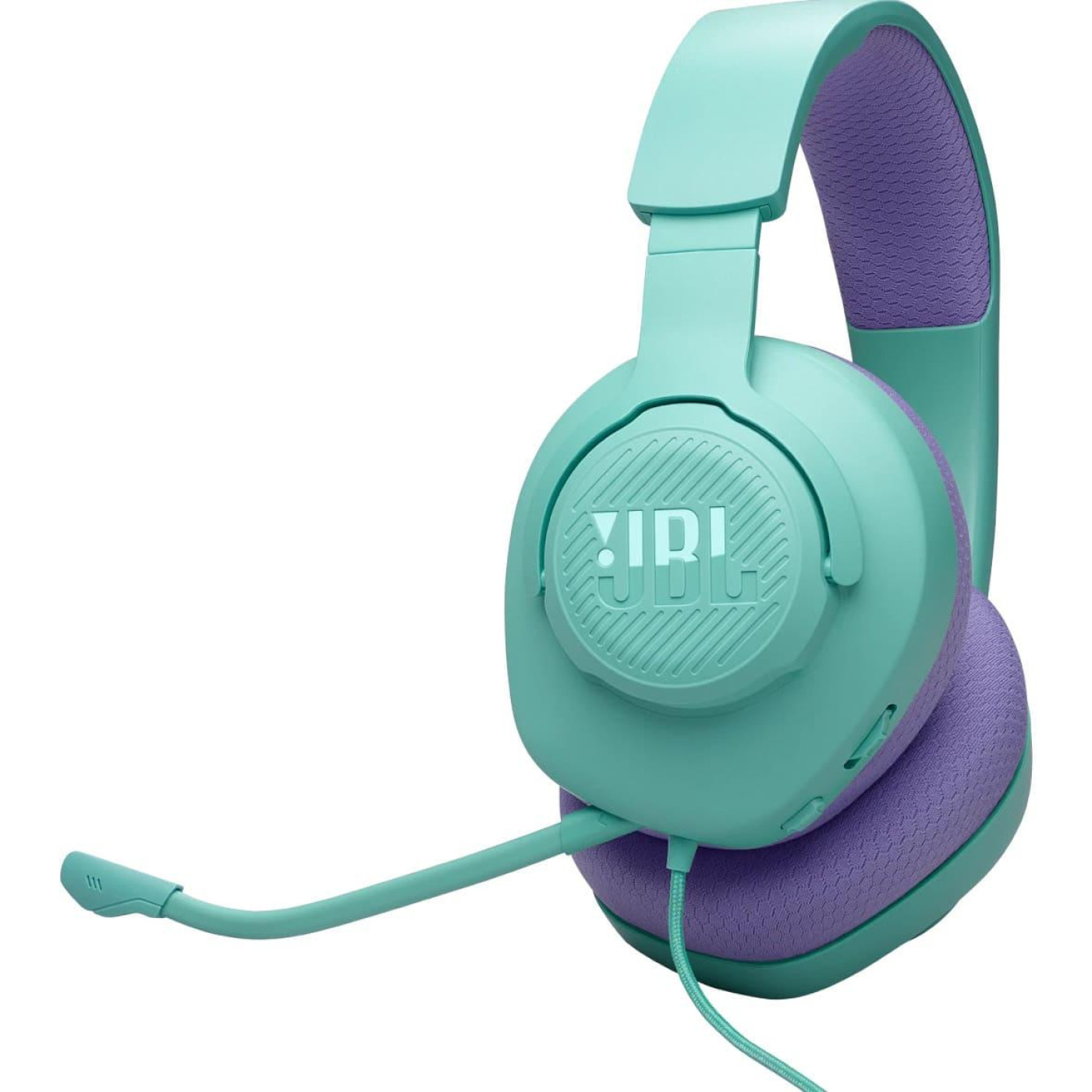 Ігрова гарнітура JBL Quantum 100M2 Cyan (JBLQTUM100M2CYN)