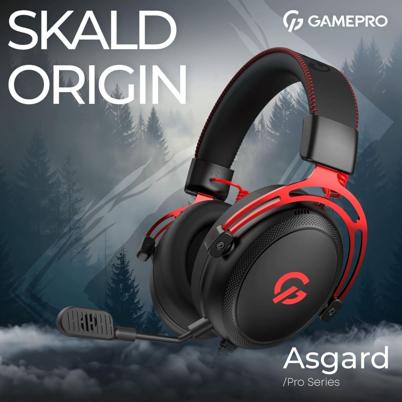 Ігрова гарнітура GamePro Asgard Skald (HS850BR)