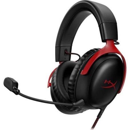 Ігрова гарнітура HyperX Cloud III 3.5mm/USB-A/USB-C Black/Red (727A9AA)