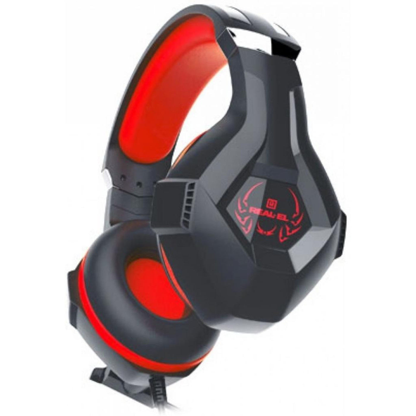 Ігрова гарнітура Real-EL GDX-7575 Black-Red (GDX-7575 Black-Red)