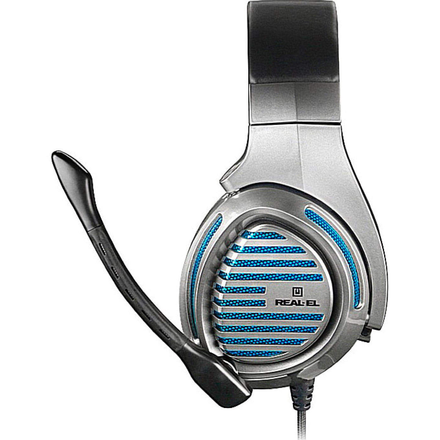 Ігрова гарнітура Real-EL GDX-7670 GunMetal (EL124100040)