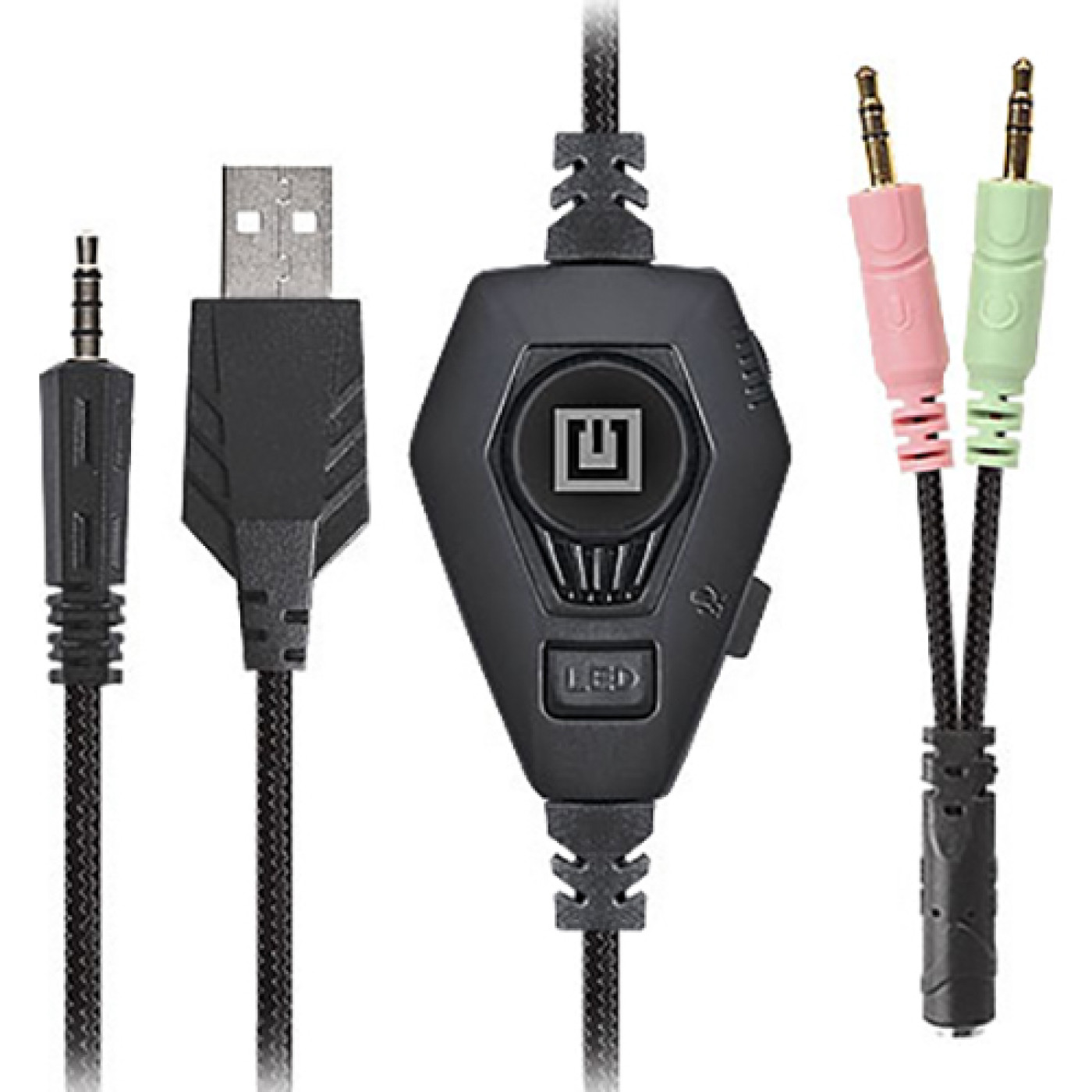 Ігрова гарнітура Real-EL GDX-7680 Black (EL124100046)