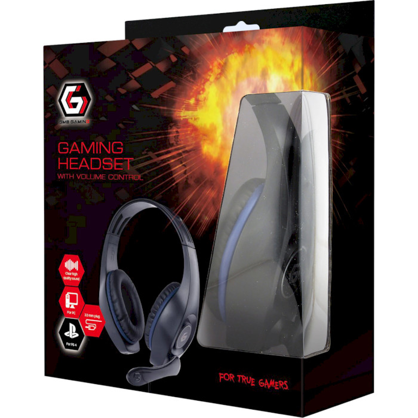 Ігрова гарнітура Gembird GHS-05-B Black (GHS-05-B)