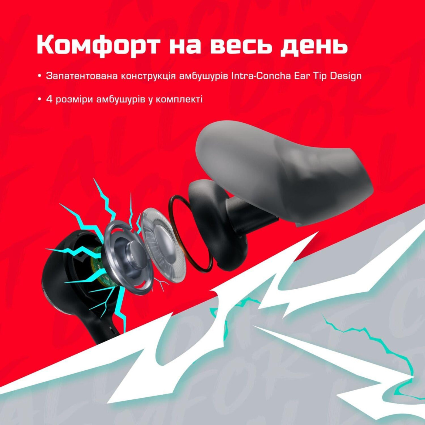 Ігрова гарнітура HyperX Cloud Earbuds III 3.5мм Black (BN7R9AA)
