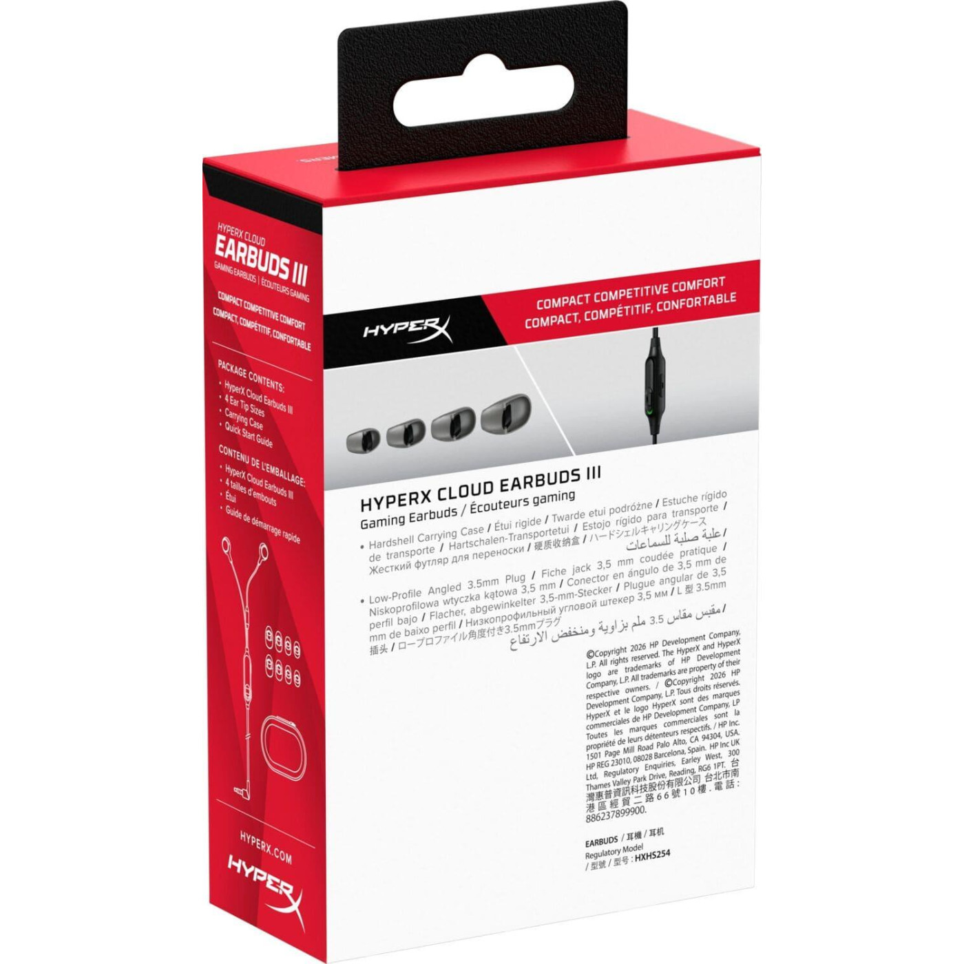 Ігрова гарнітура HyperX Cloud Earbuds III 3.5мм Black (BN7R9AA)