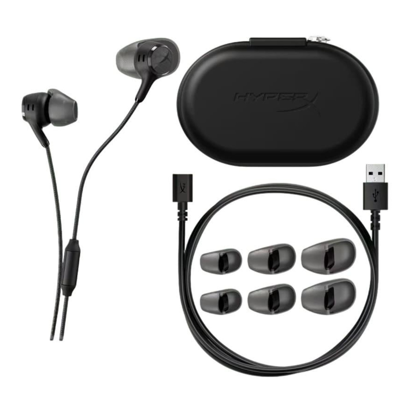 Игровая гарнитура HyperX Cloud Earbuds III S USB-C Black (BN7S1AA)