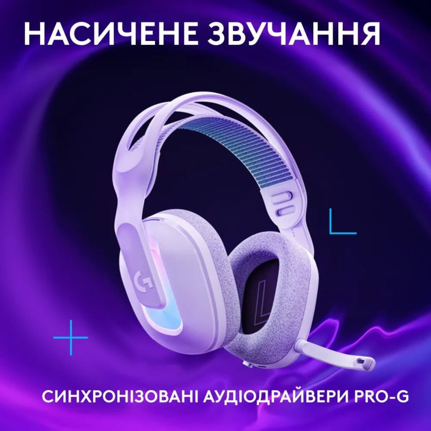 Ігрова гарнітура Logitech G522 Lightspeed Wireless Gaming Headset White (981-001550)
