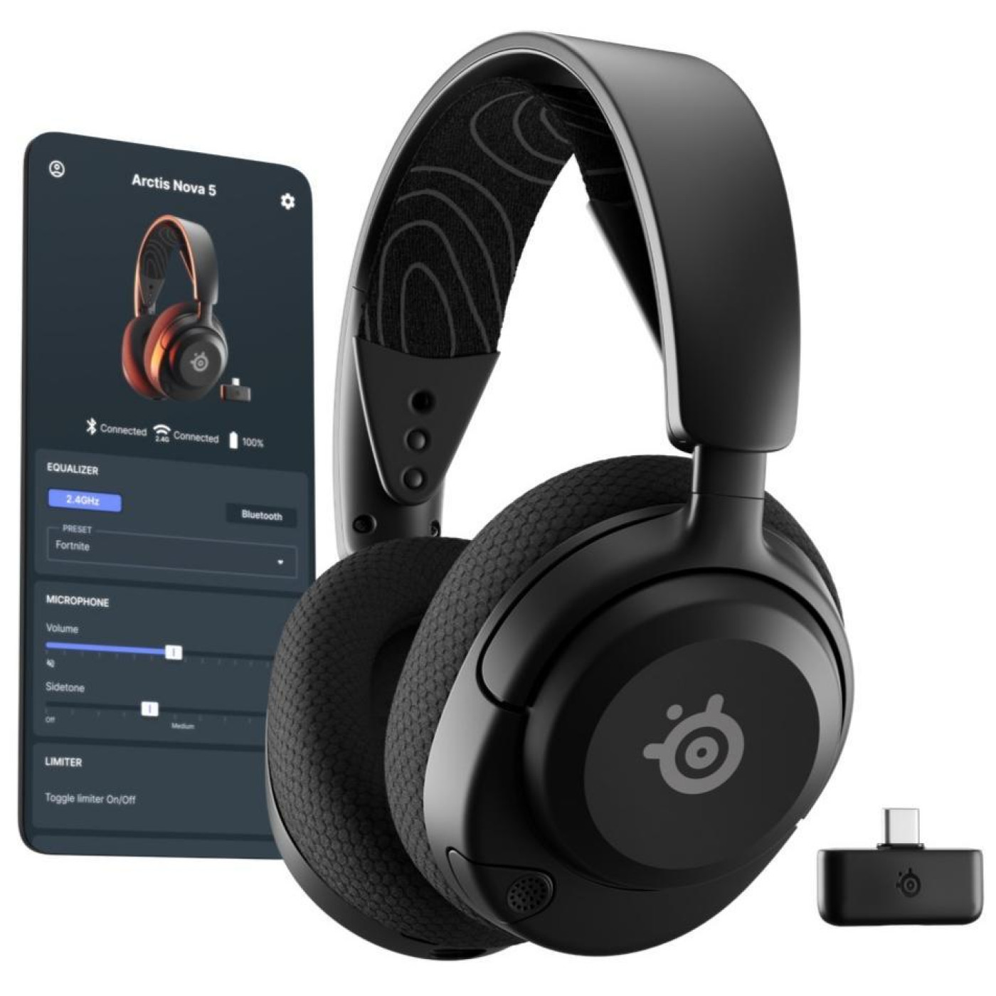 Игровая гарнитура SteelSeries Arctis Nova 5 Wireless MultiPlatform Black (61670)