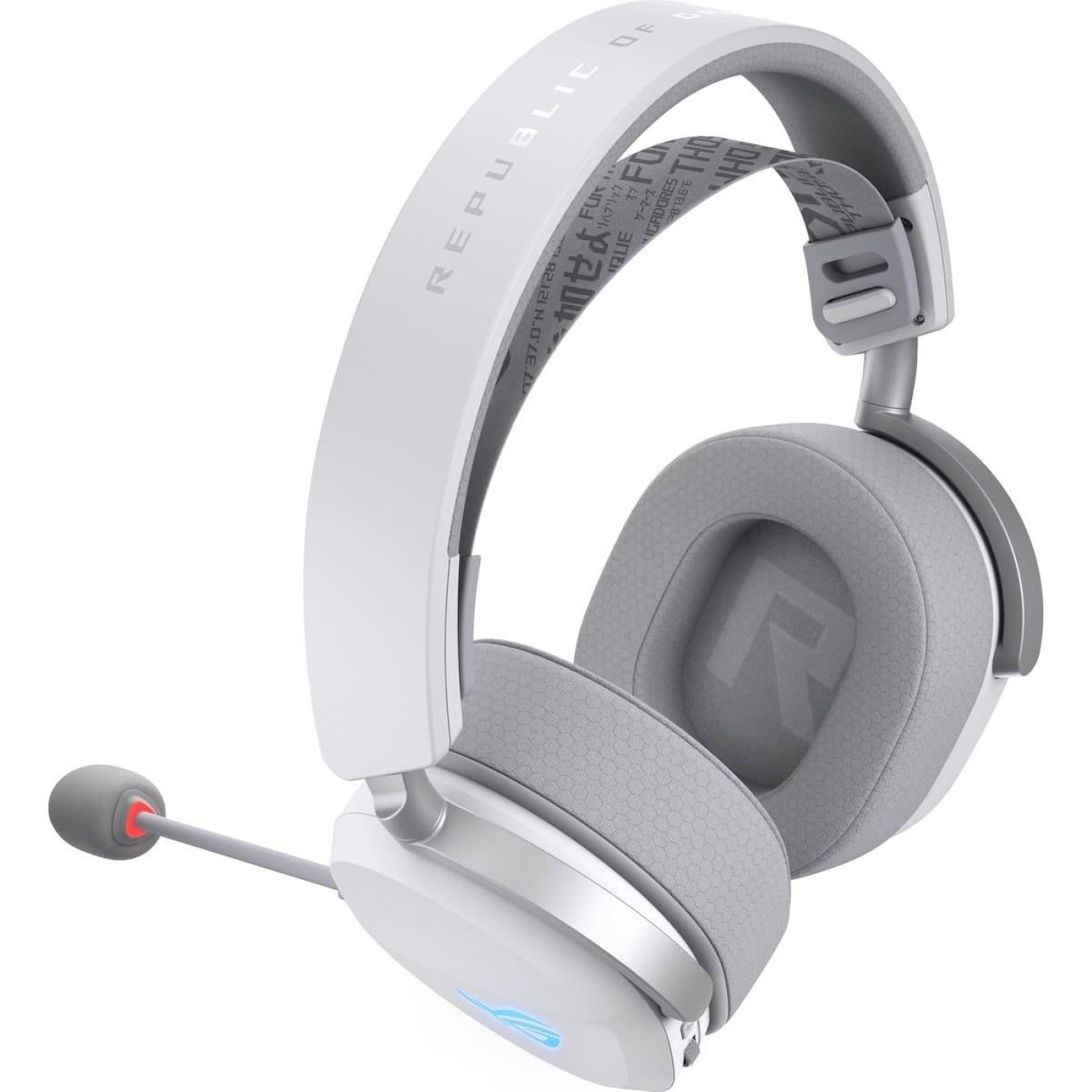 Ігрова гарнітура ASUS ROG Pelta USB-A/BT/WL RGB White (90YH0410-BHUA10)