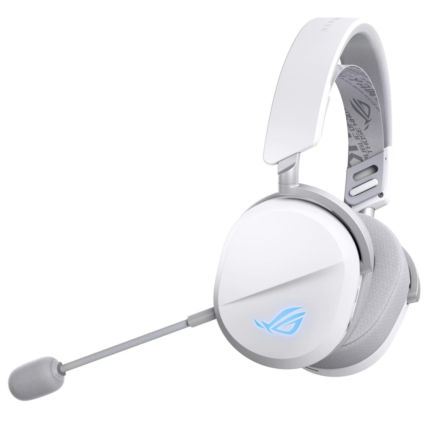 Ігрова гарнітура ASUS ROG Pelta USB-A/BT/WL RGB White (90YH0410-BHUA10)