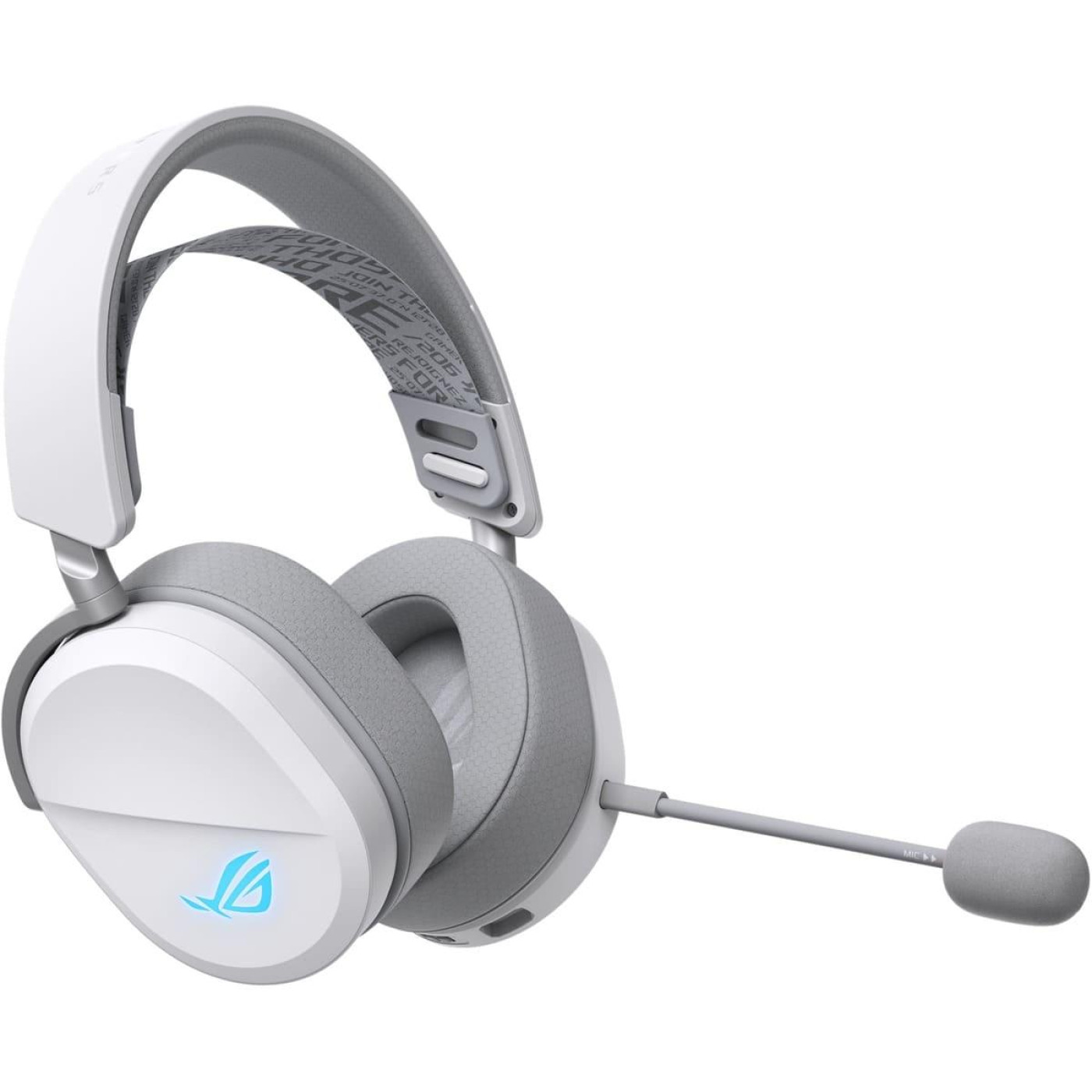 Ігрова гарнітура ASUS ROG Pelta USB-A/BT/WL RGB White (90YH0410-BHUA10)