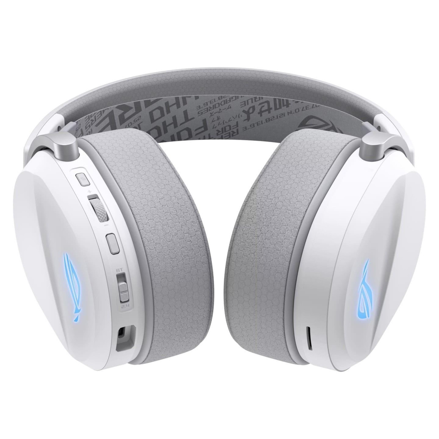 Ігрова гарнітура ASUS ROG Pelta USB-A/BT/WL RGB White (90YH0410-BHUA10)