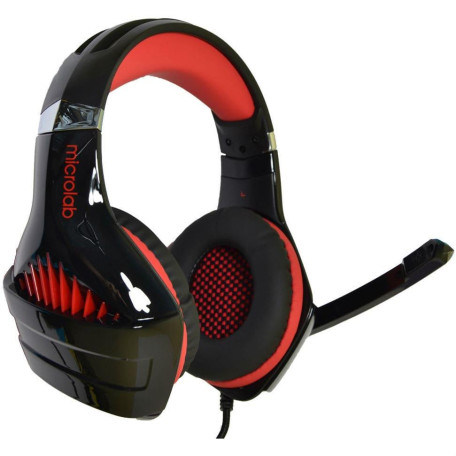 Ігрова гарнітура Microlab G6 Black-Red (G6_b+r)