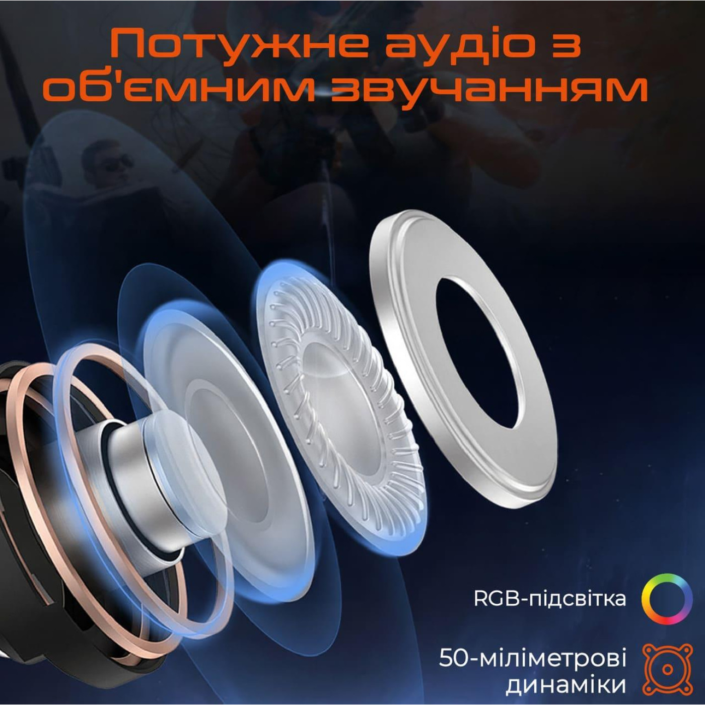 Игровая гарнитура Meetion MT-BTH012-A (MT-BTH012-A)