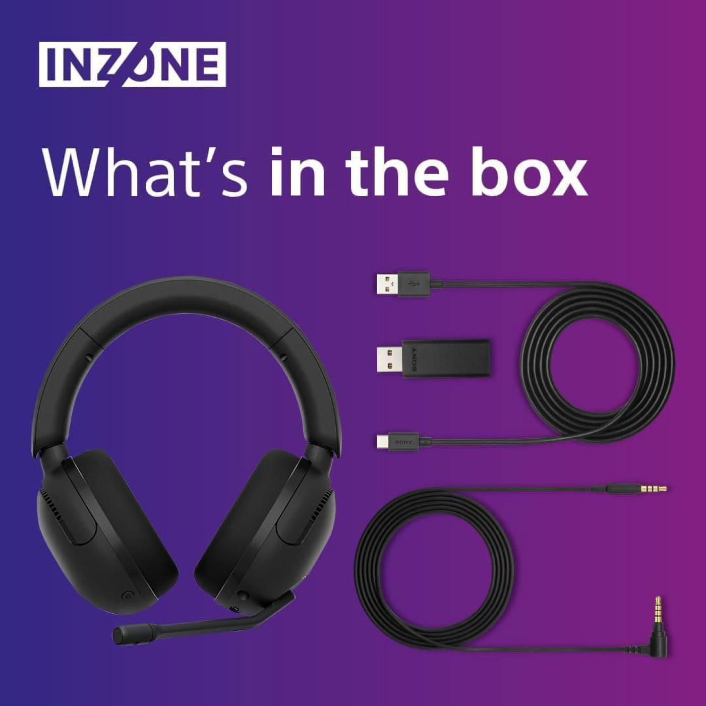 Ігрова гарнітура Sony Inzone H5 Wireless Black (WHG500B.CE7)