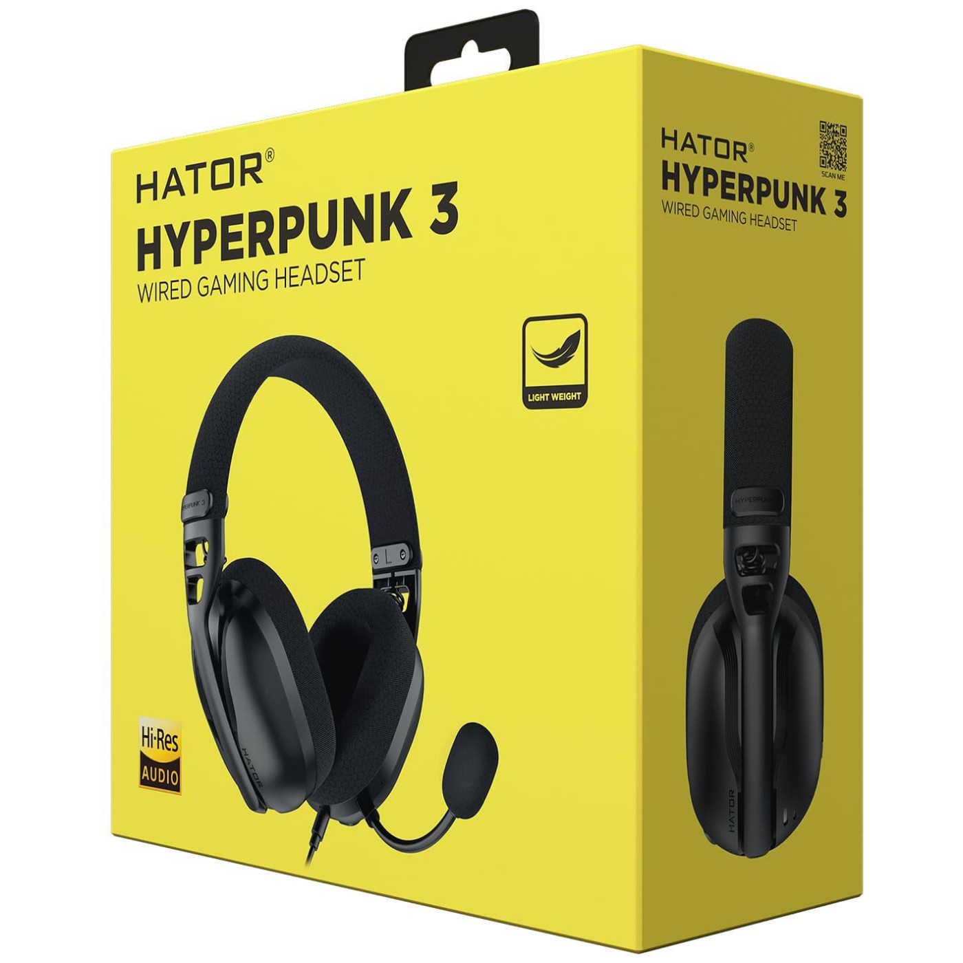 Игровая гарнитура HATOR Hyperpunk 3 Hi-Res Black (ESH01)