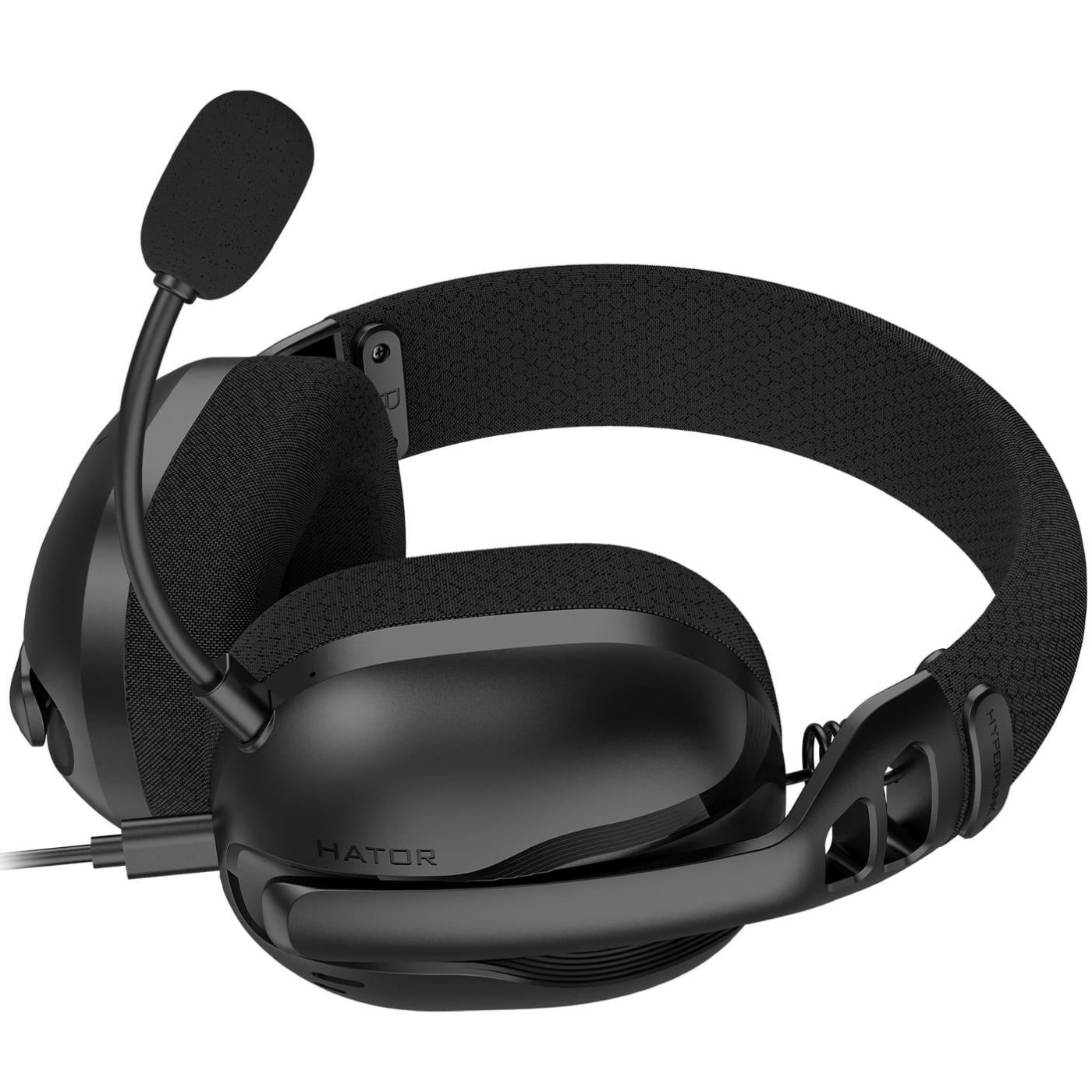 Ігрова гарнітура HATOR Hyperpunk 3 Hi-Res USB 7.1 Black (ESH10) U1
