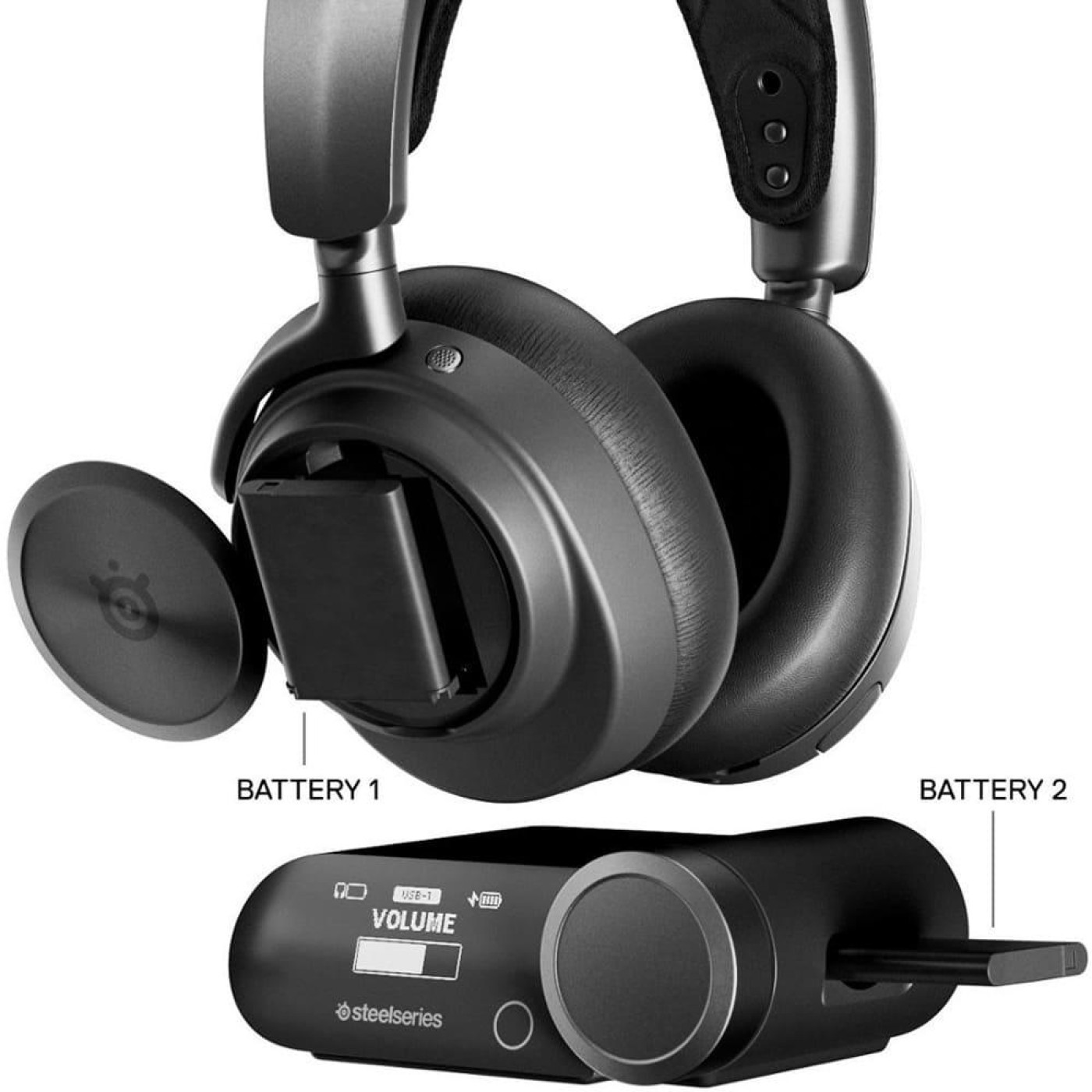 Игровая гарнитура SteelSeries Arctis Nova Pro Wireless X ANC Black XBOX/PC/PS/SW/MAC/MOB (61521)