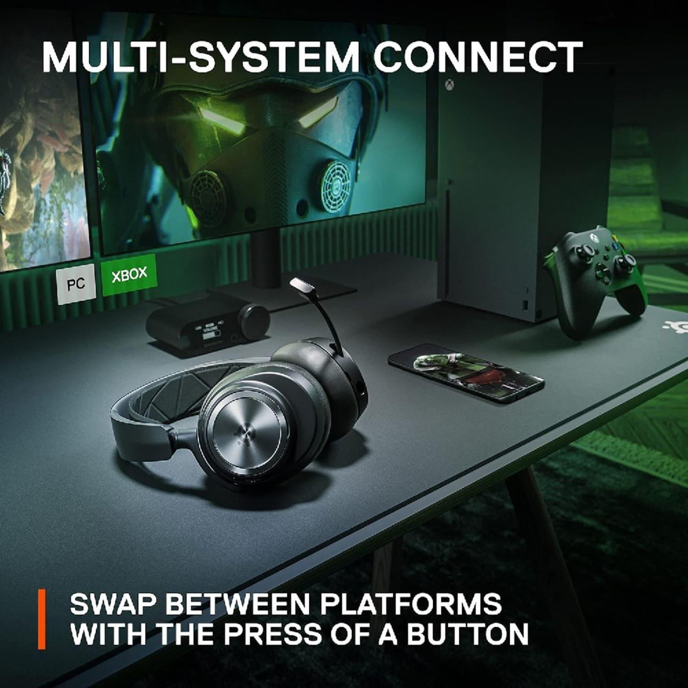 Игровая гарнитура SteelSeries Arctis Nova Pro Wireless X ANC Black XBOX/PC/PS/SW/MAC/MOB (61521)