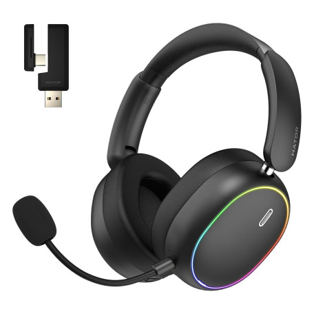 Игровая гарнитура HATOR Phoenix 2 Hi-Res Wireless Black (ESH40)