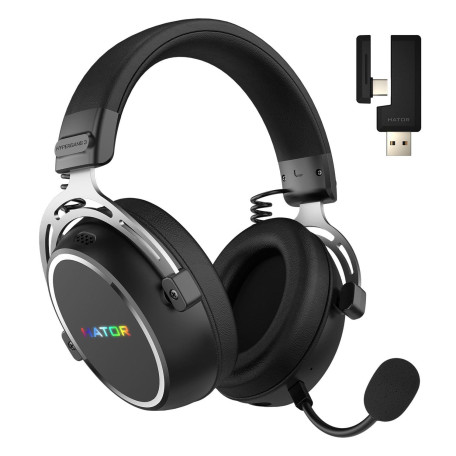 Ігрова гарнітура HATOR Hypergang 3 Hi-Res Wireless Black (ESH55)