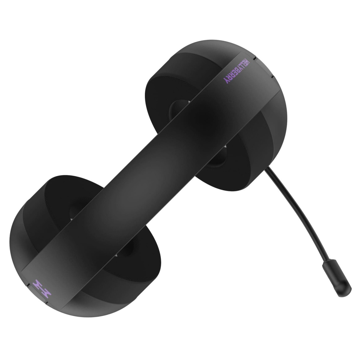 Ігрова гарнітура HATOR Hellyberry HH30 PRO Wireless Black-Violet Gradient (HH30_PRO_wireless_BV) U1