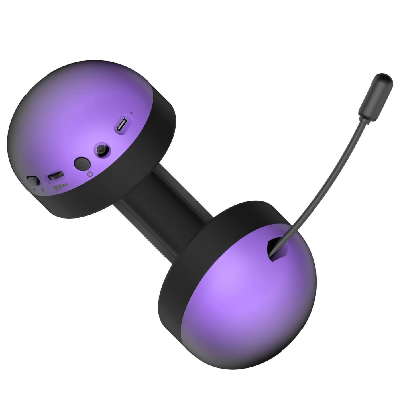 Ігрова гарнітура HATOR Hellyberry HH30 PRO Wireless Black-Violet Gradient (HH30_PRO_wireless_BV) U1