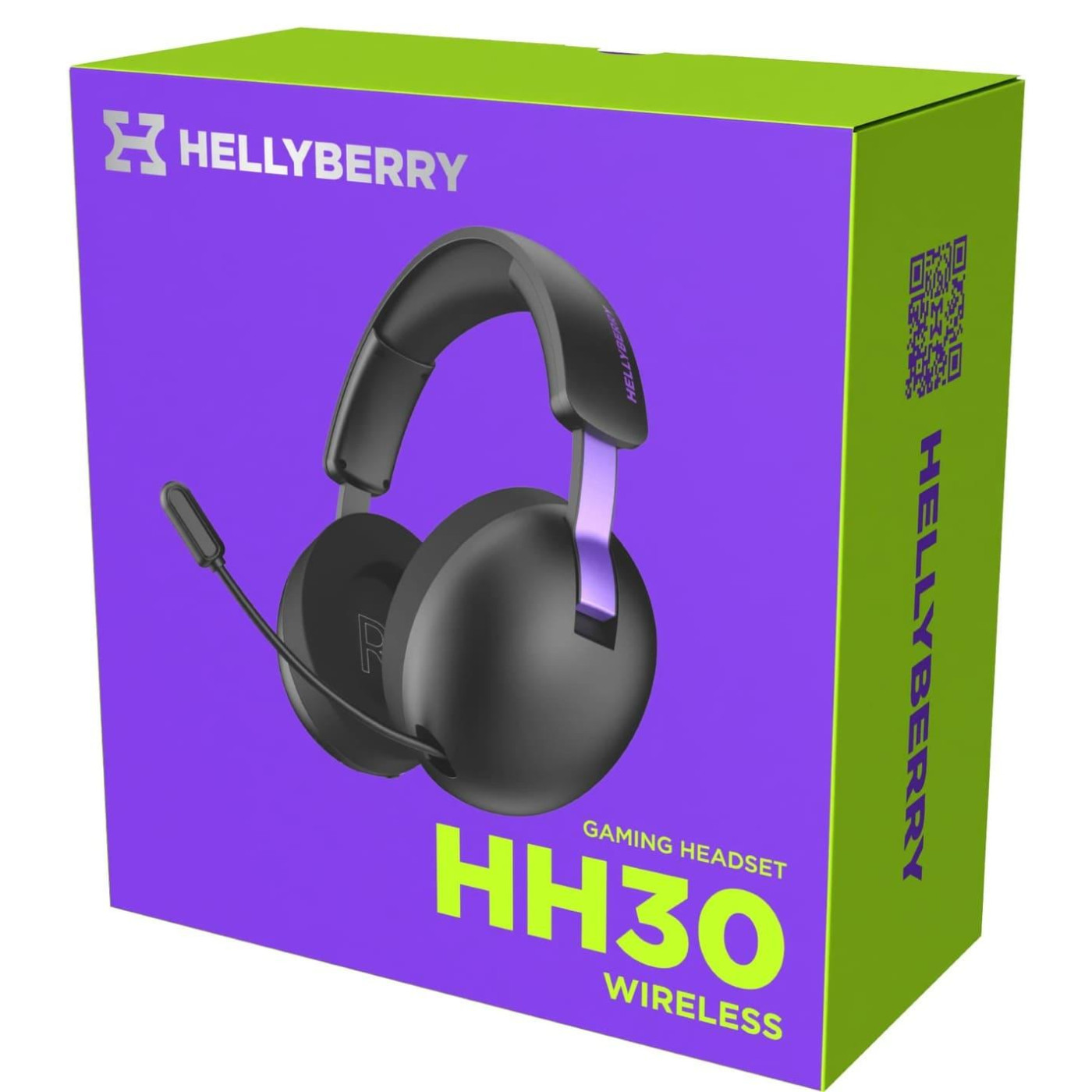 Игровая гарнитура HATOR Hellyberry HH30 Wireless Black-Violet (HH30_wireless_BV)