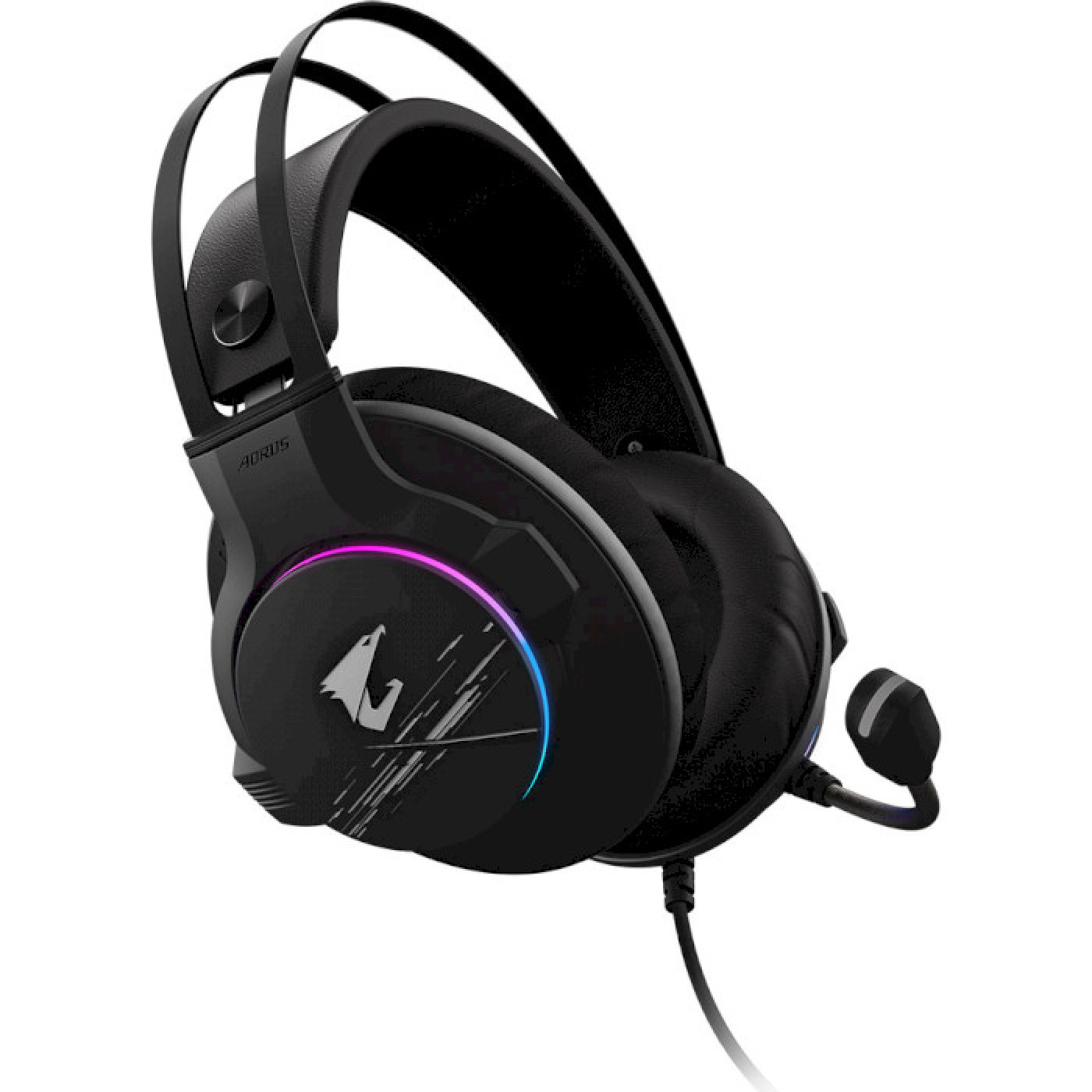Ігрова гарнітура Gigabyte AORUS H1 50mm drives Virtual 7.1 RGB Mic rophone USB2.0 Connect (AORUS H1)