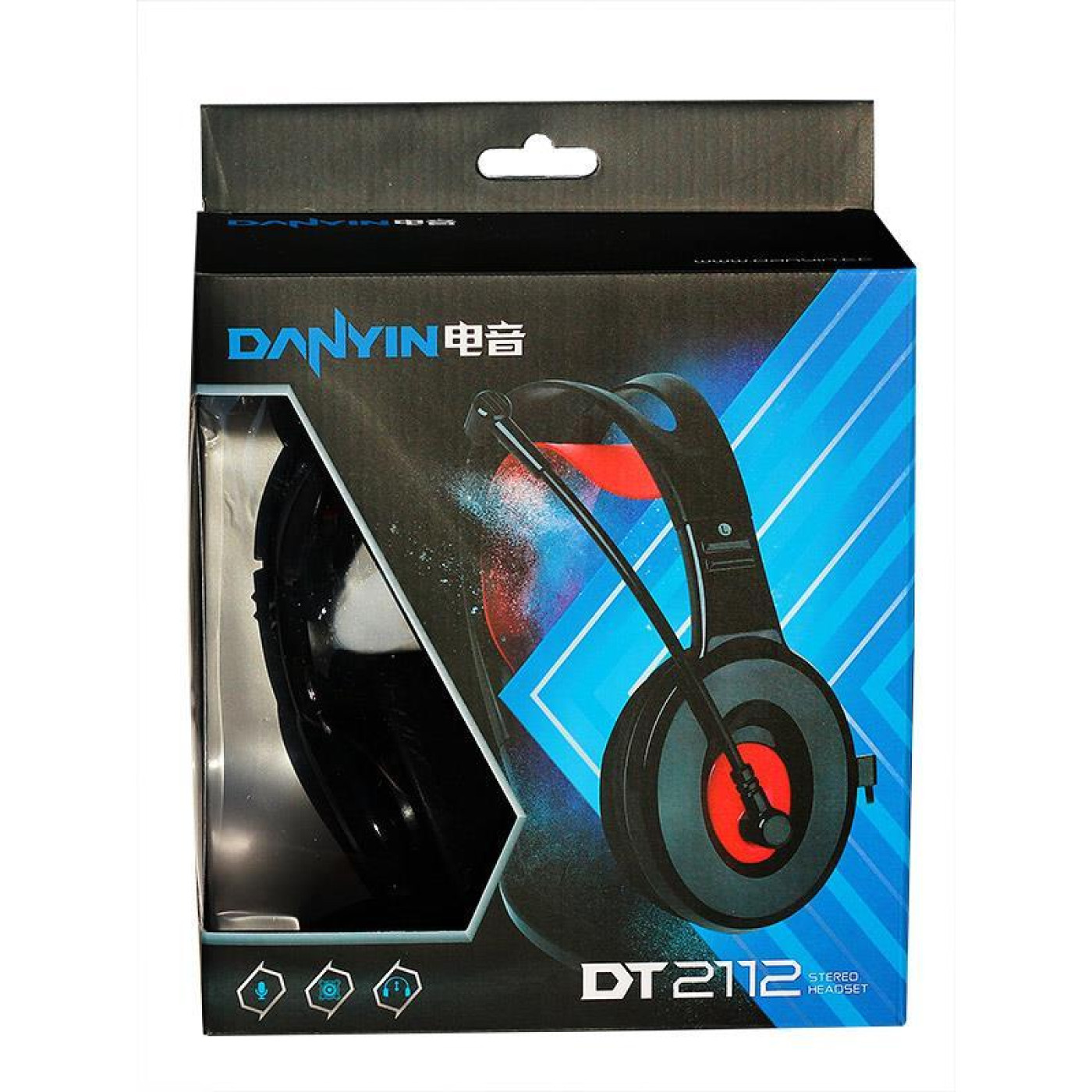 Ігрова гарнітура Somic Danyin DT-2112 USB Black-Red (DT-2112)