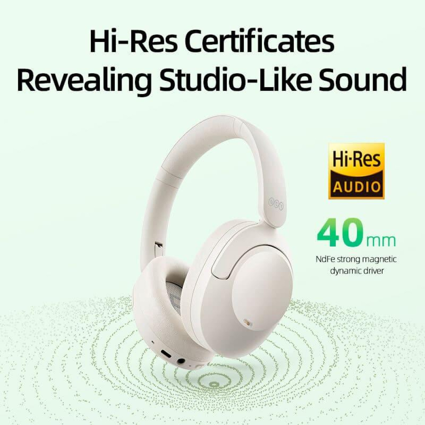 Навушники QCY H4 ANC White_ (H4 White)