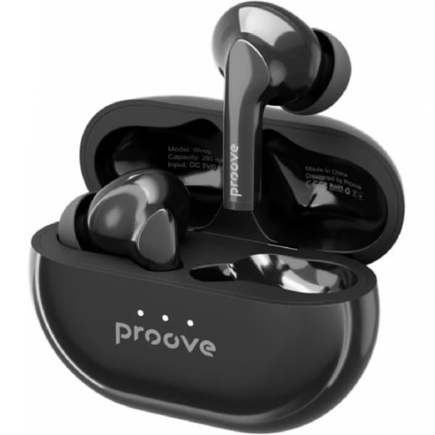 Наушники Proove TWS Woop TWS with ANC black glossy (TWWP00010001)