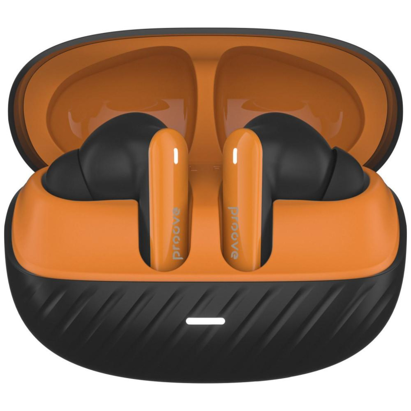 Наушники Proove Blitz II TWS with Hybrid ANC (APP) Black/Orange (TWBL2001AP20)