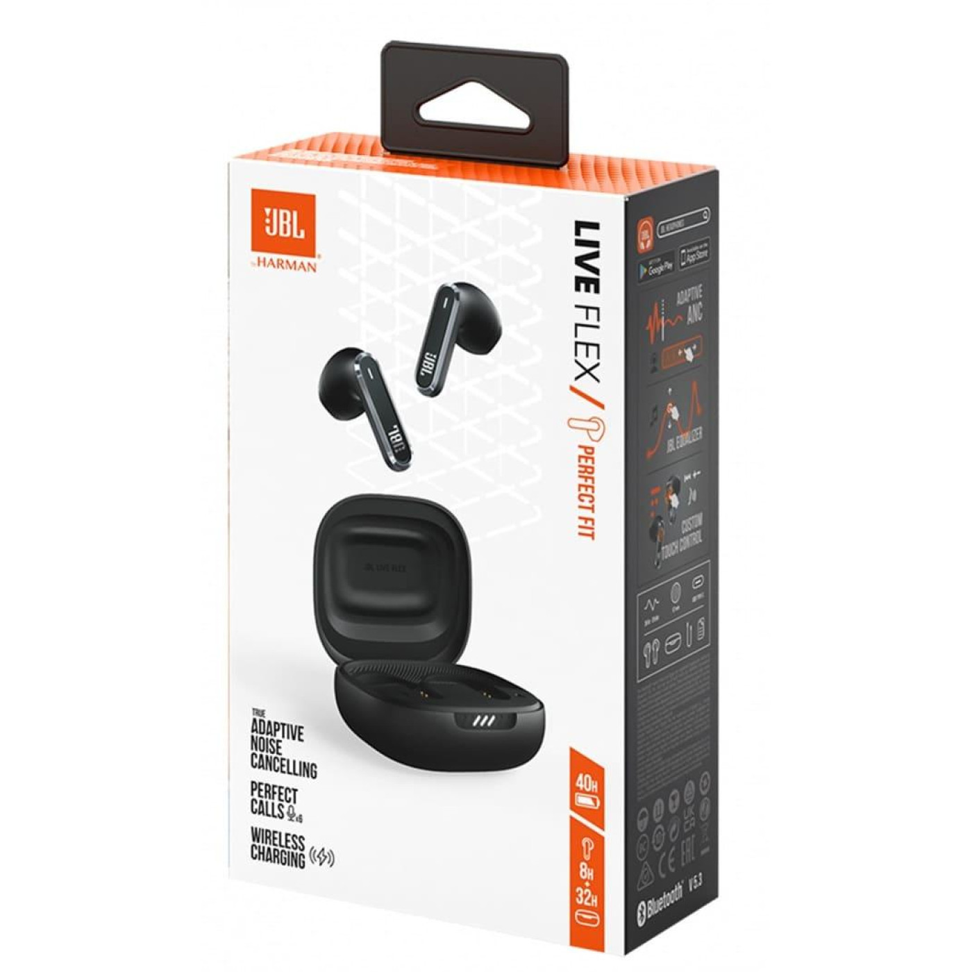 Наушники JBL TWS Live Flex Black (JBLLIVEFLEXBLK)