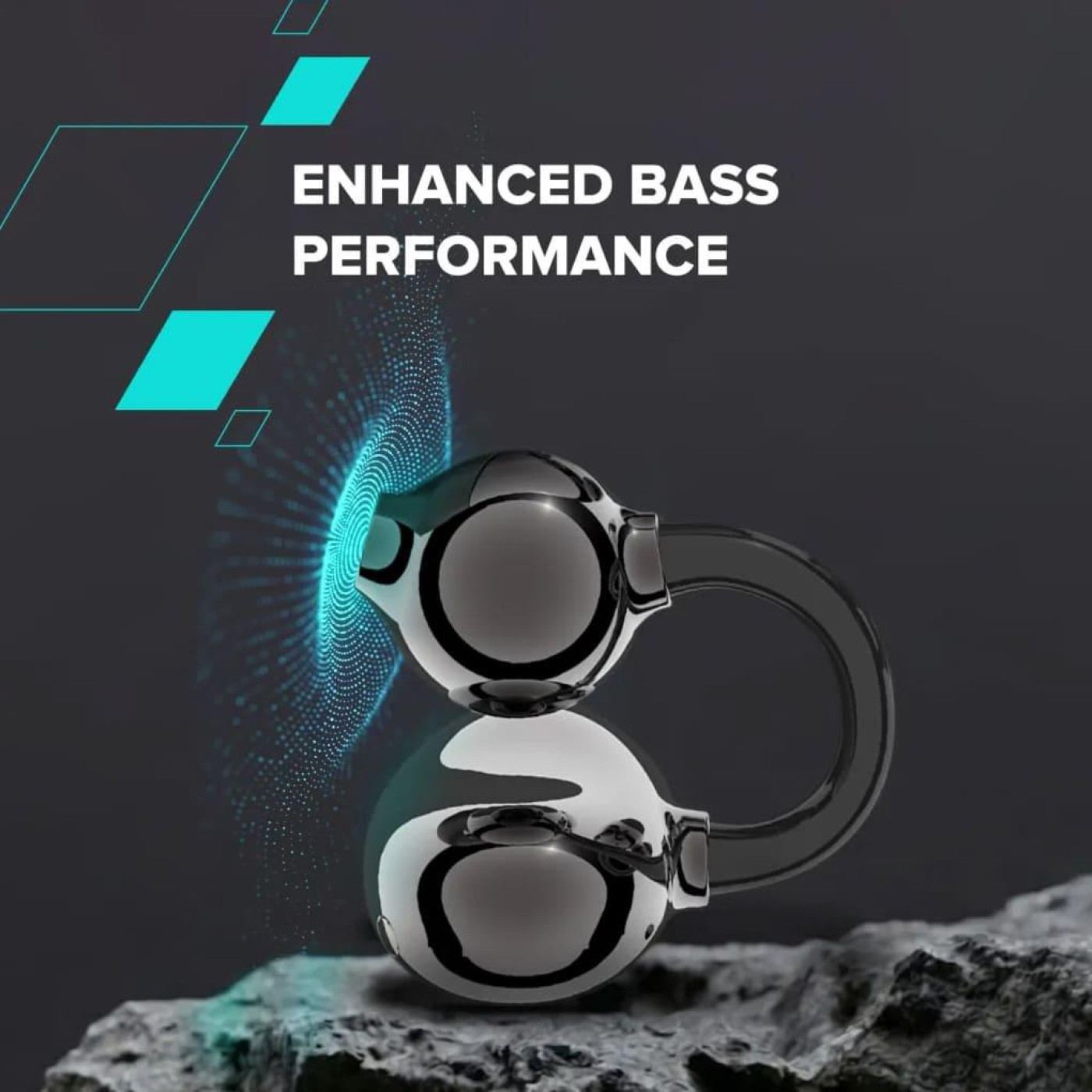 Наушники Canyon TWS OWS Ear Clips OnFlow 14 Black (CNS-TWS14B)