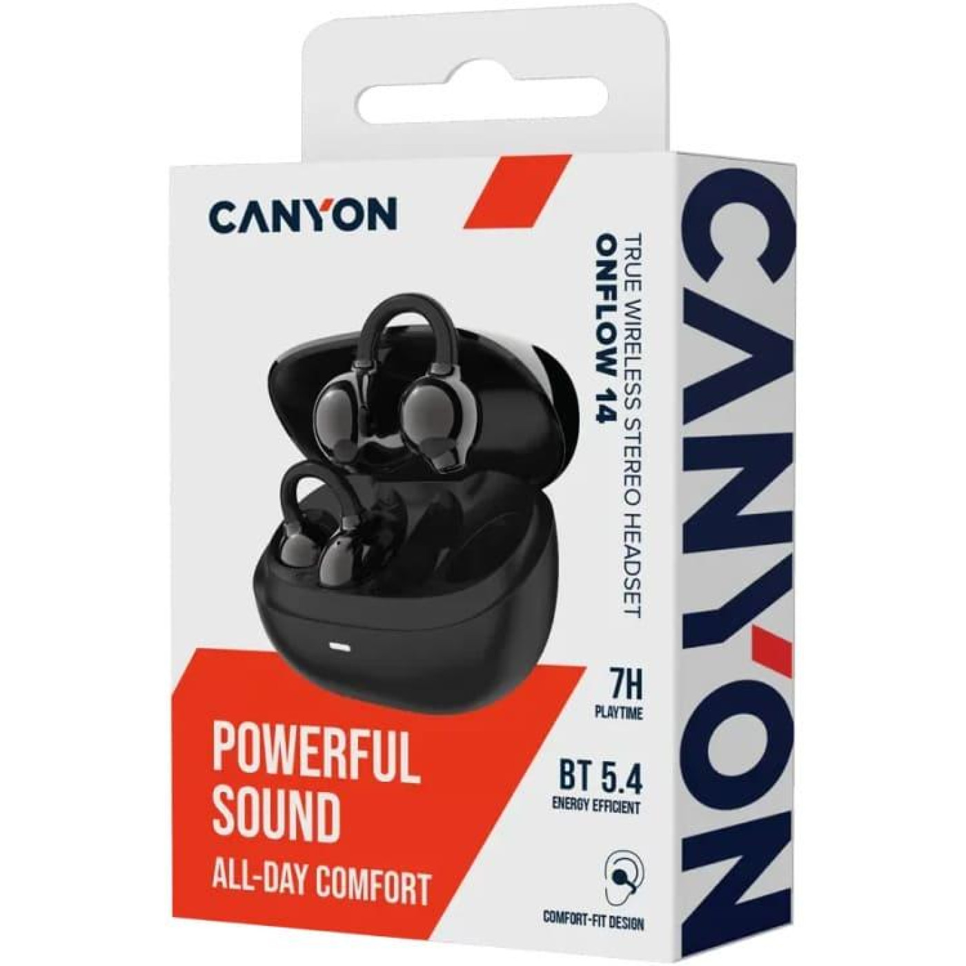 Наушники Canyon TWS OWS Ear Clips OnFlow 14 Black (CNS-TWS14B)