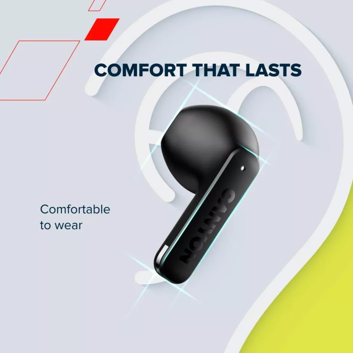 Навушники Canyon TWS headset OnGo 13 Semi-in-ear Black (CNS-TWS13B)