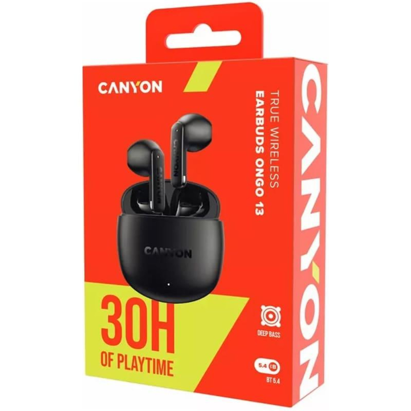 Навушники Canyon TWS headset OnGo 13 Semi-in-ear Black (CNS-TWS13B)
