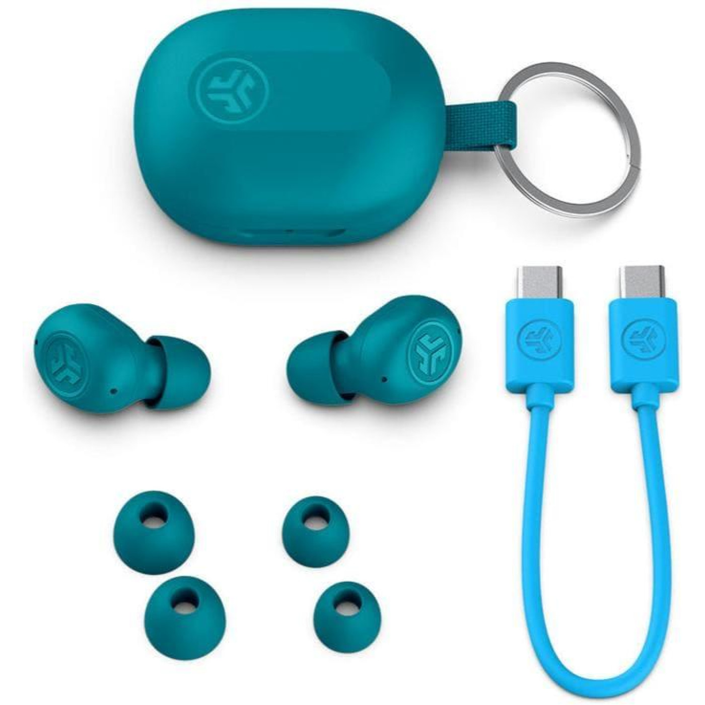 Наушники Jlab TWS JBuds Mini TWS Aqua (IEUEBJBMINIRAQUA124)