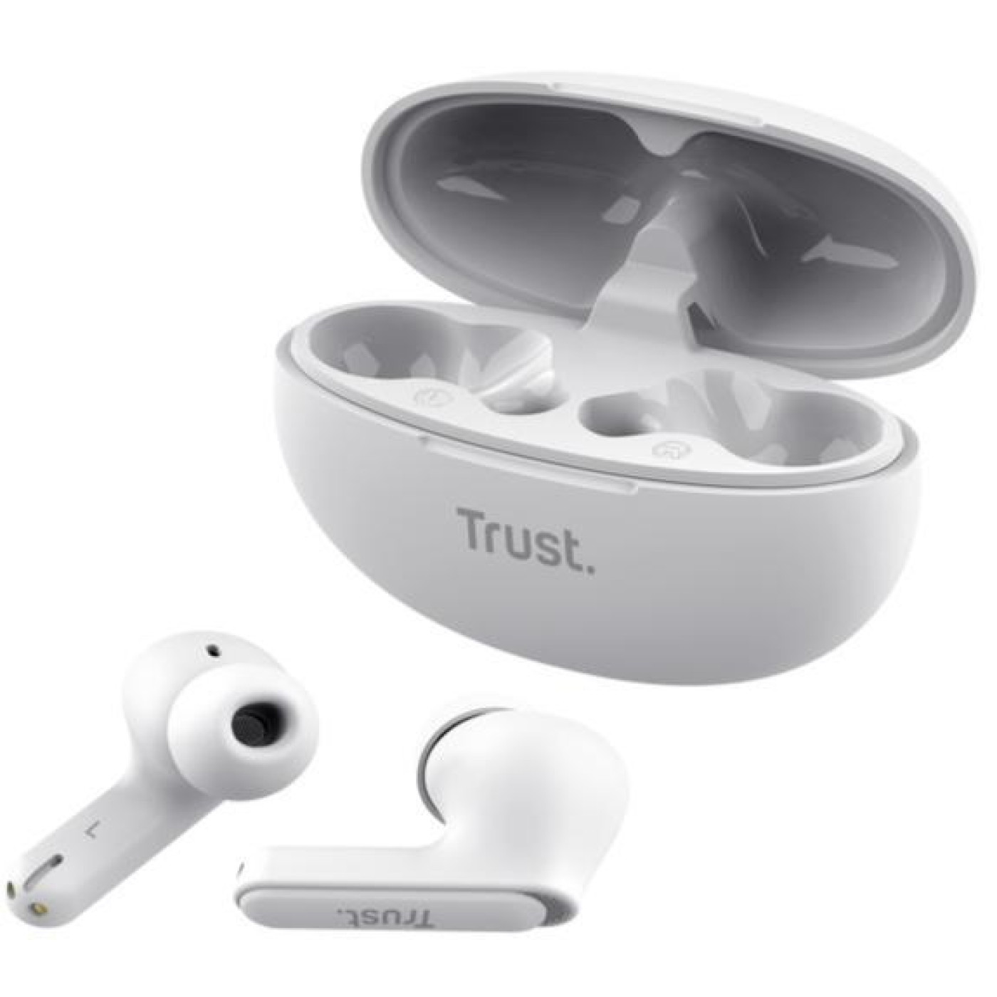 Навушники TWS Trust Yavi Earbuds BT 5.3, ENC, SBC, Mic, Білий