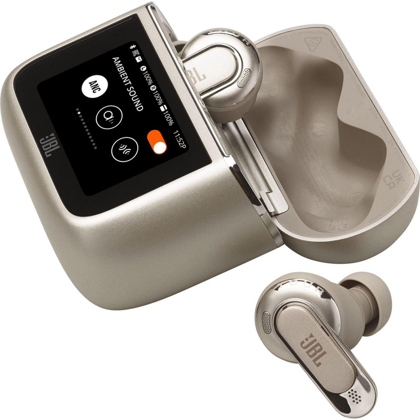 Наушники JBL TWS Tour Pro 3 Latte (JBLTOURPRO3LTT)